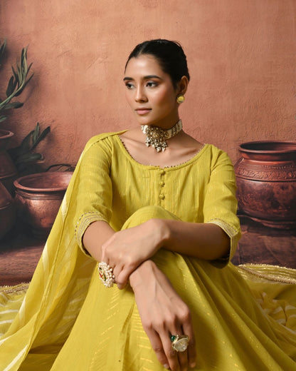 A Little Extra Anarkali Set Bo