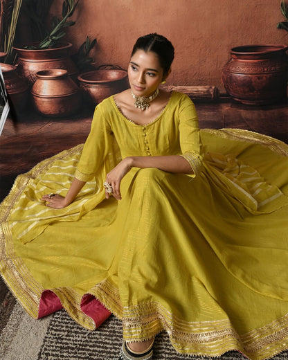 A Little Extra Anarkali Set Bo