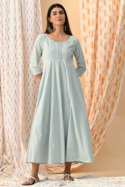 Sahar Embroidered Anarkali Dress