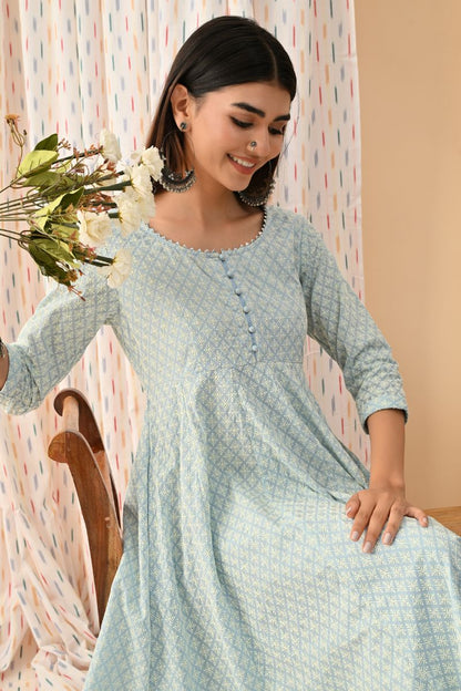 Sahar Embroidered Anarkali Dress