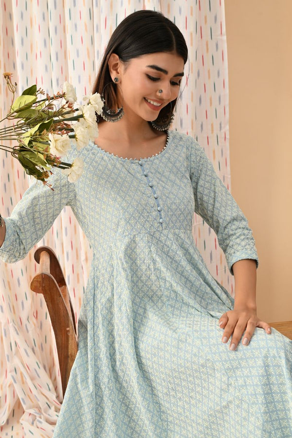 Sahar Embroidered Anarkali Dress