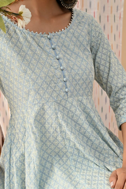 Sahar Embroidered Anarkali Dress