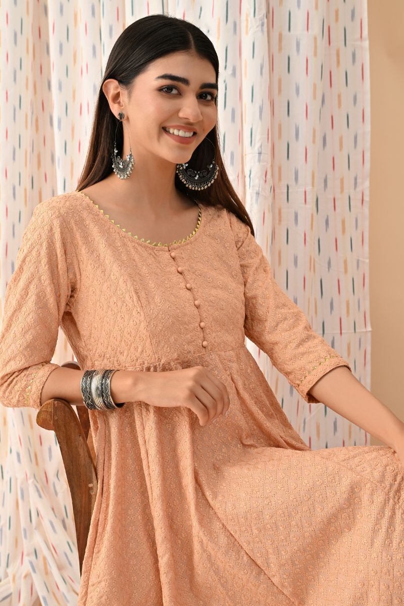 Ruhani Embroidered Anarkali Dress