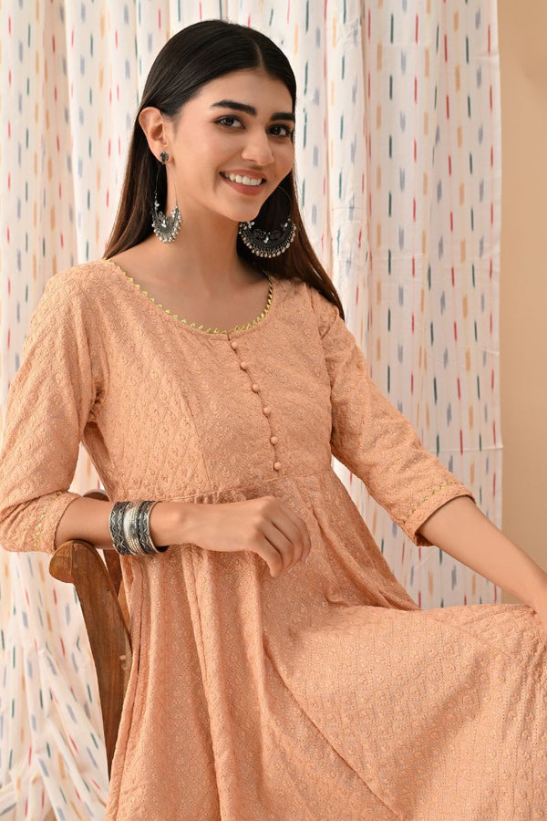Ruhani Embroidered Anarkali Dress