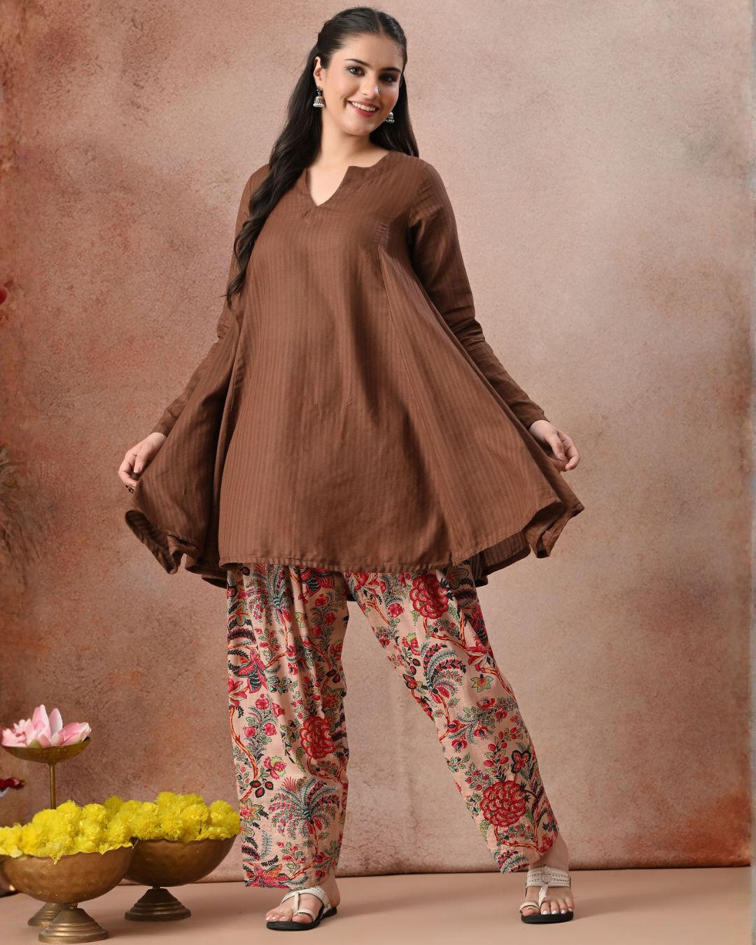 Veda Kalidar Farshi Co-ord Set