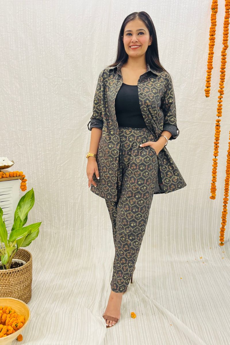 Carbon Black Co-Ord Set
