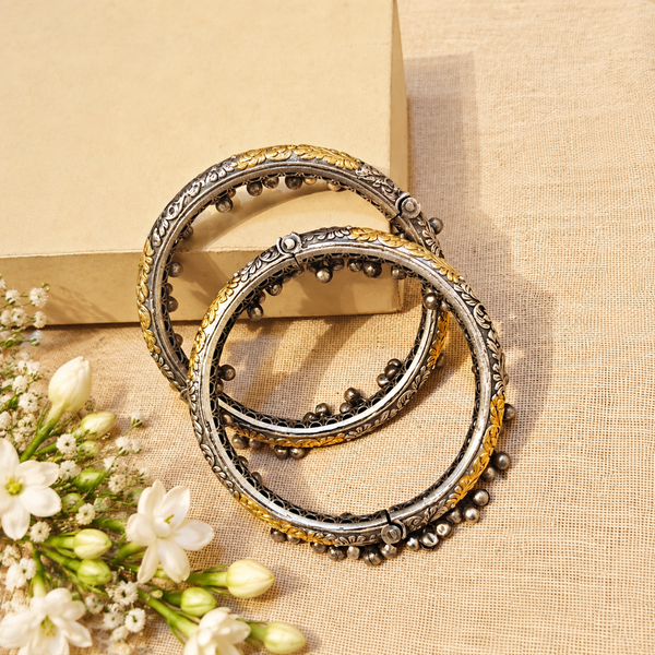 Fivra Silver Look Alike Dual Tone Kada