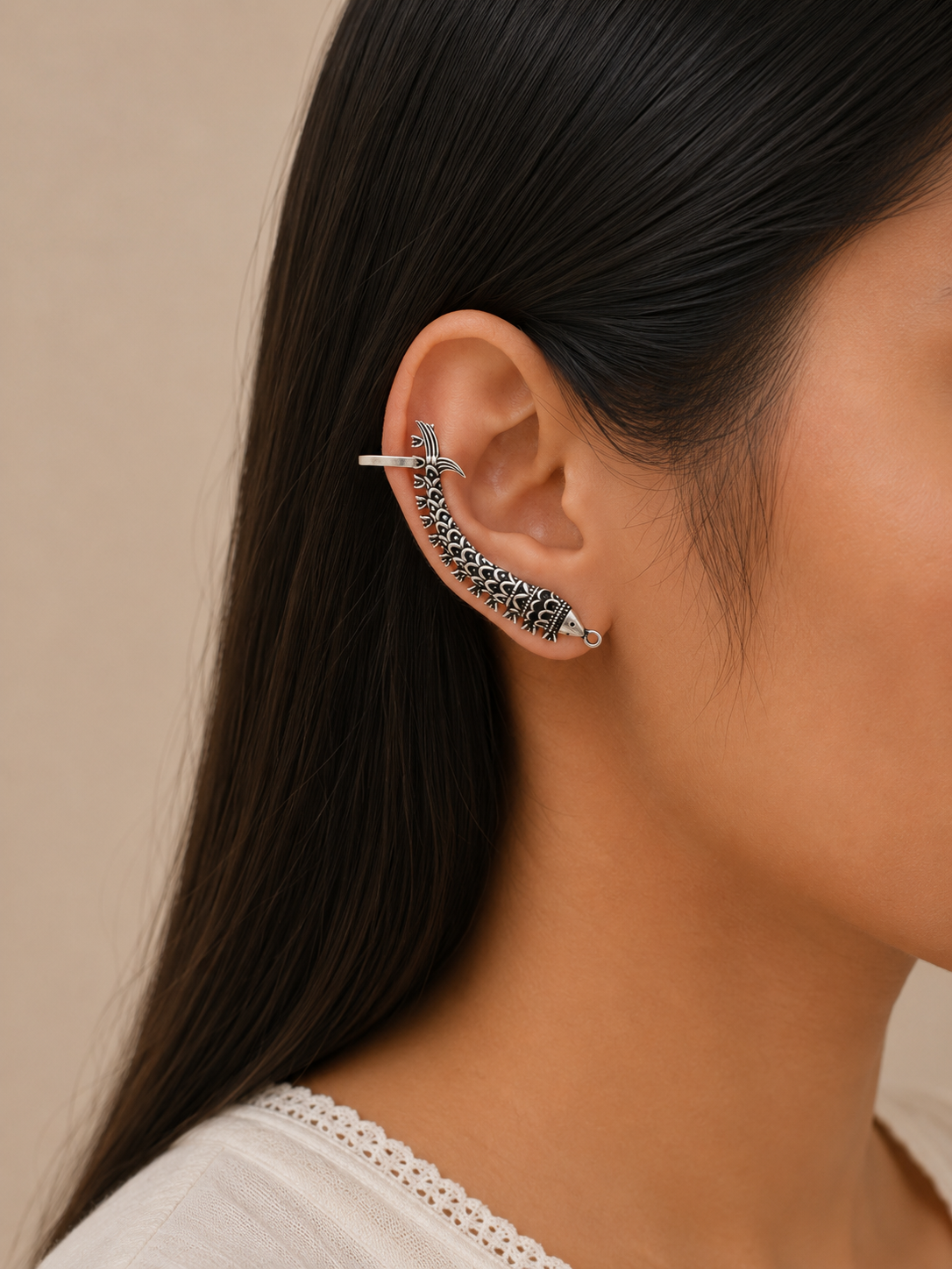 Loop Fish Shape Earcuff