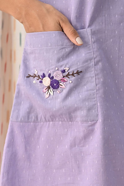 Lavender Bloom Shift Dress