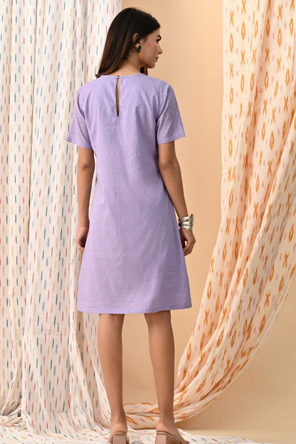 Lavender Bloom Shift Dress