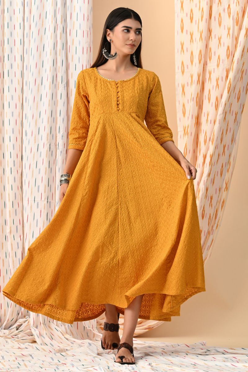 Nazakat Embroidered Anarkali Dress