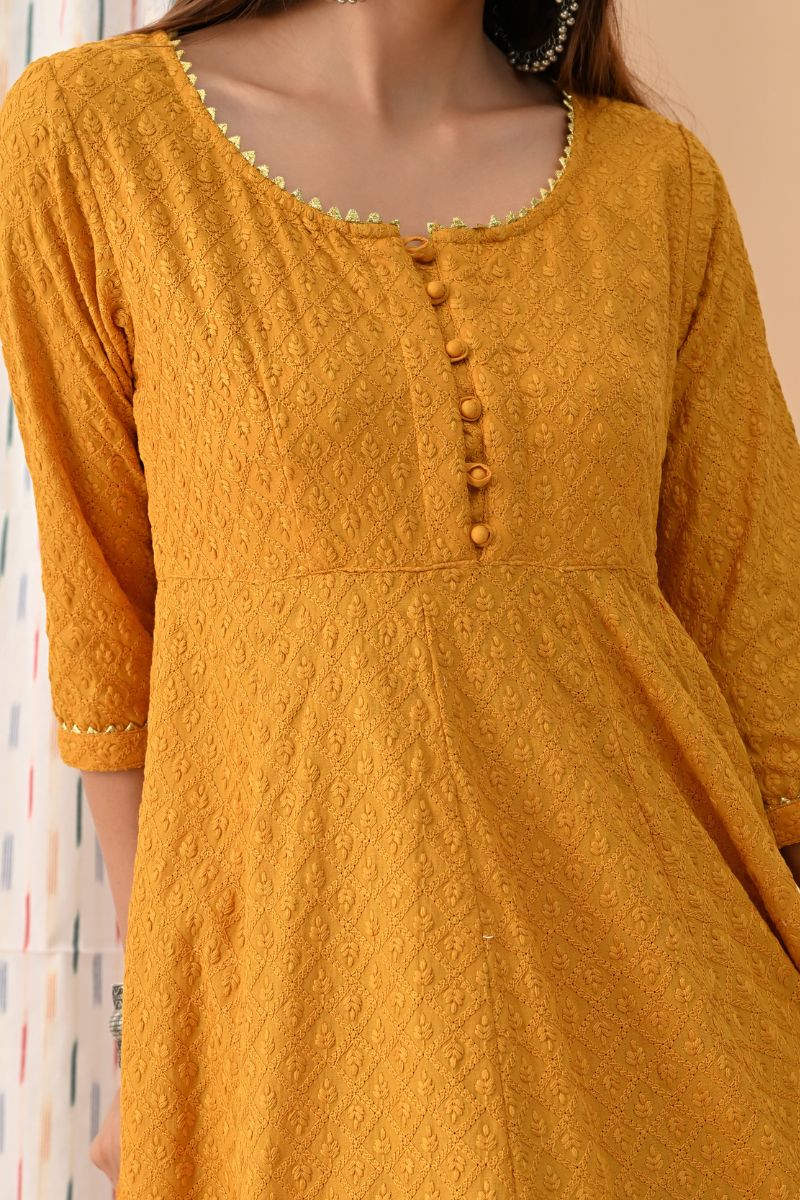Nazakat Embroidered Anarkali Dress