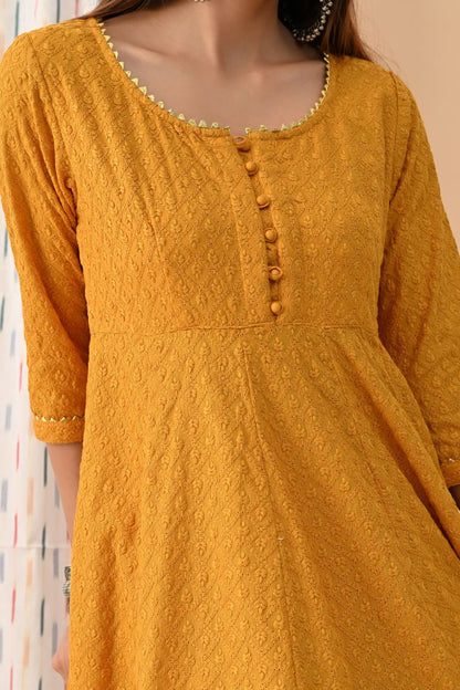 Nazakat Embroidered Anarkali Dress
