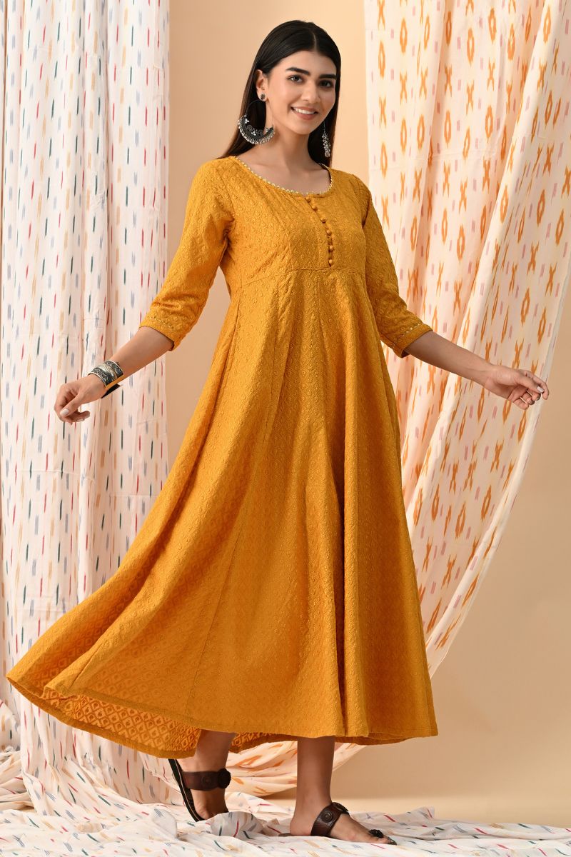Nazakat Embroidered Anarkali Dress