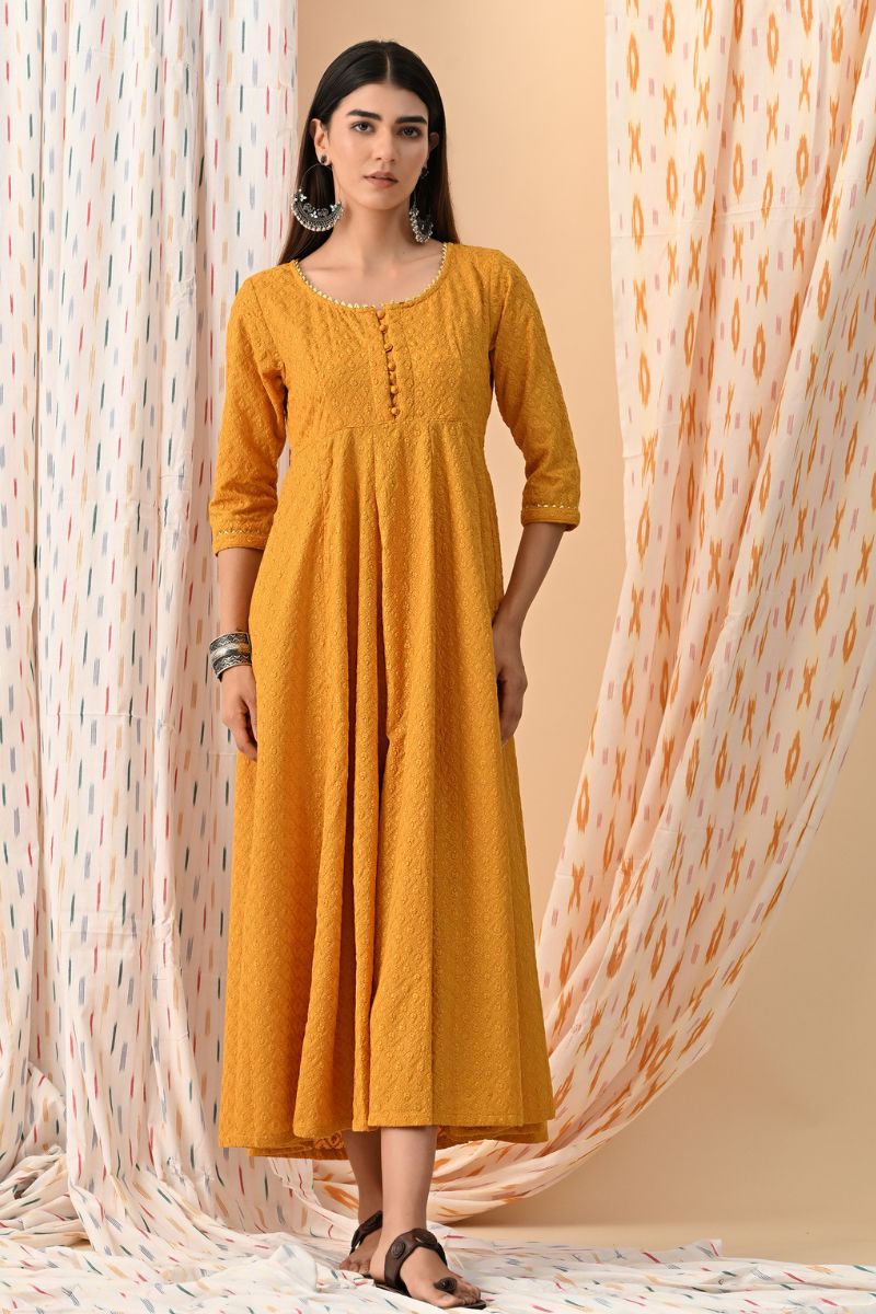 Nazakat Embroidered Anarkali Dress