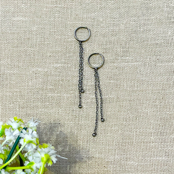 Contemporary Minimalist Chain Earcuffs