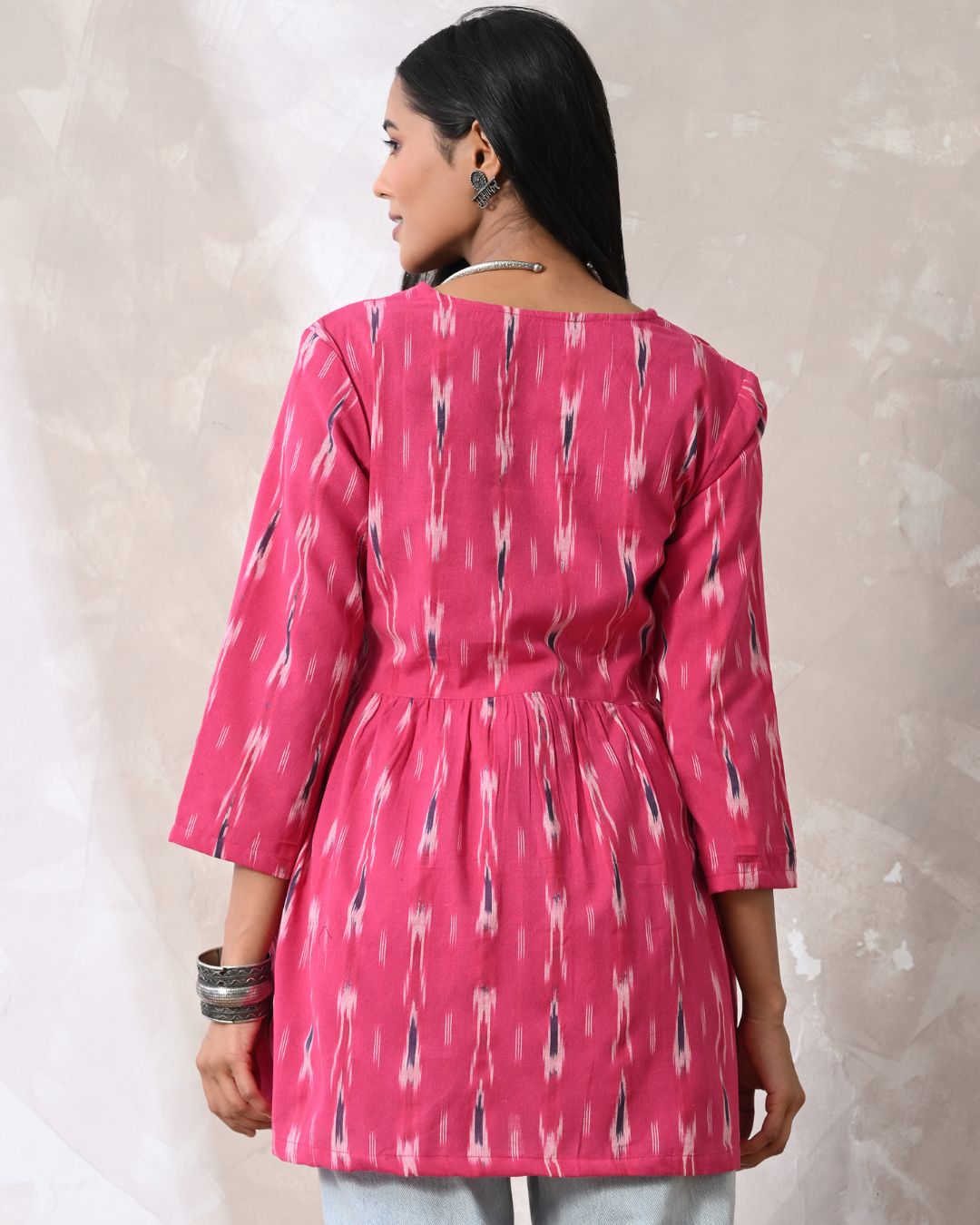 Gulab Ikat Top