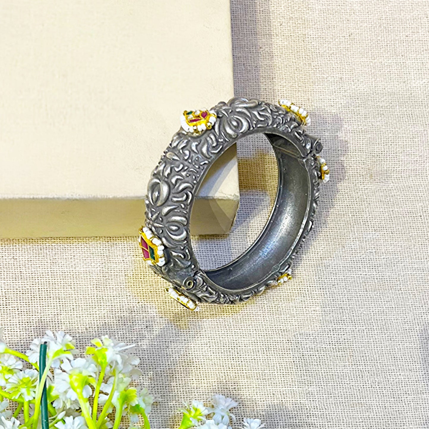 Oxidised Kada Bangle