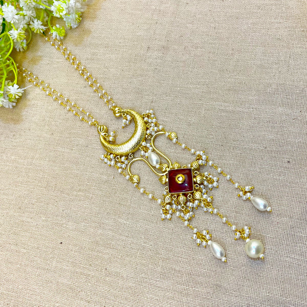 Golden chain necklace