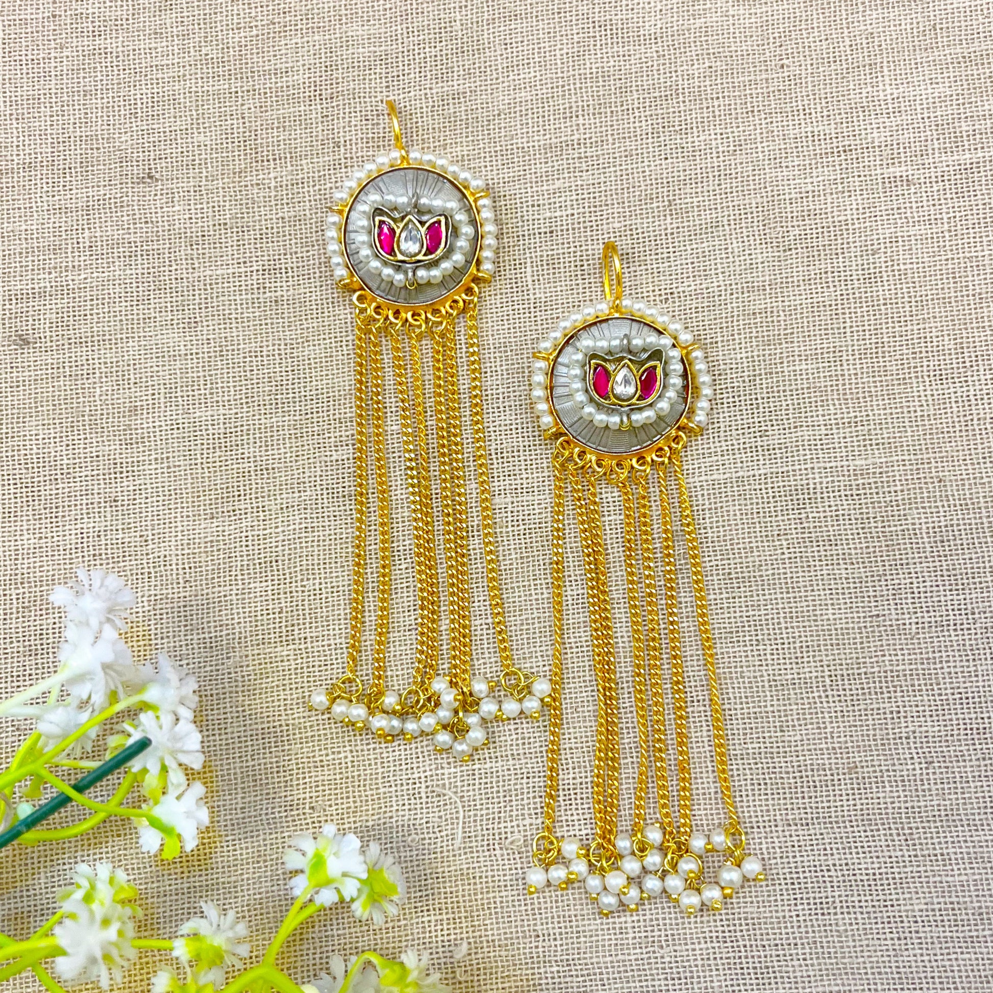 dangle chain earrings