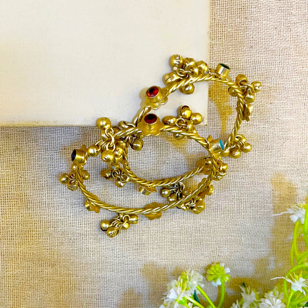 Golden Ghunghroo Bangles