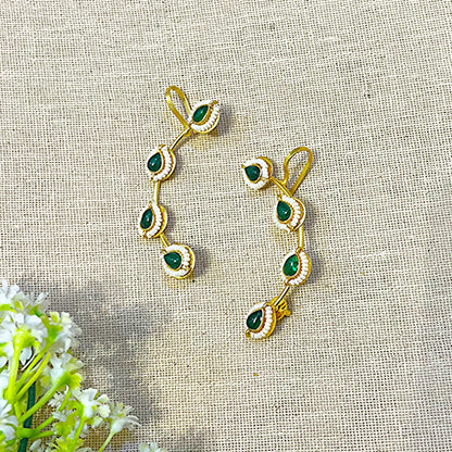 Kundan Earcuffs