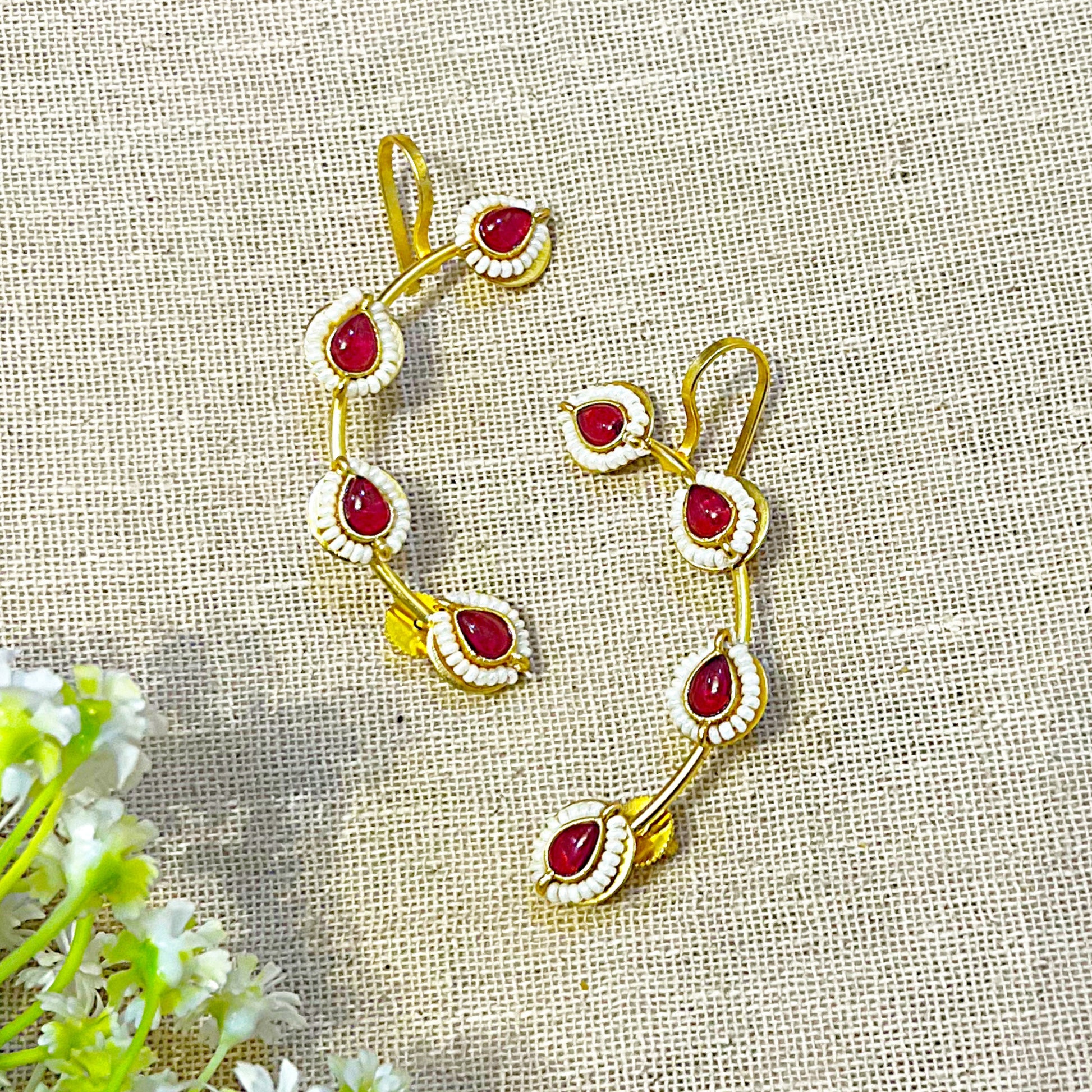 Kundan Earcuffs