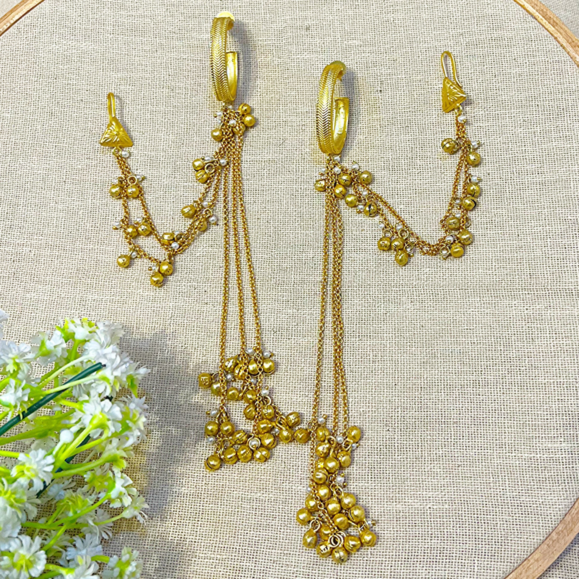 Long Earrings with chain