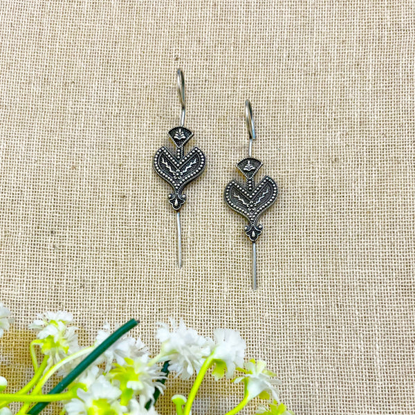 Moonveil Silver Look Alike Arrow Earcuffs