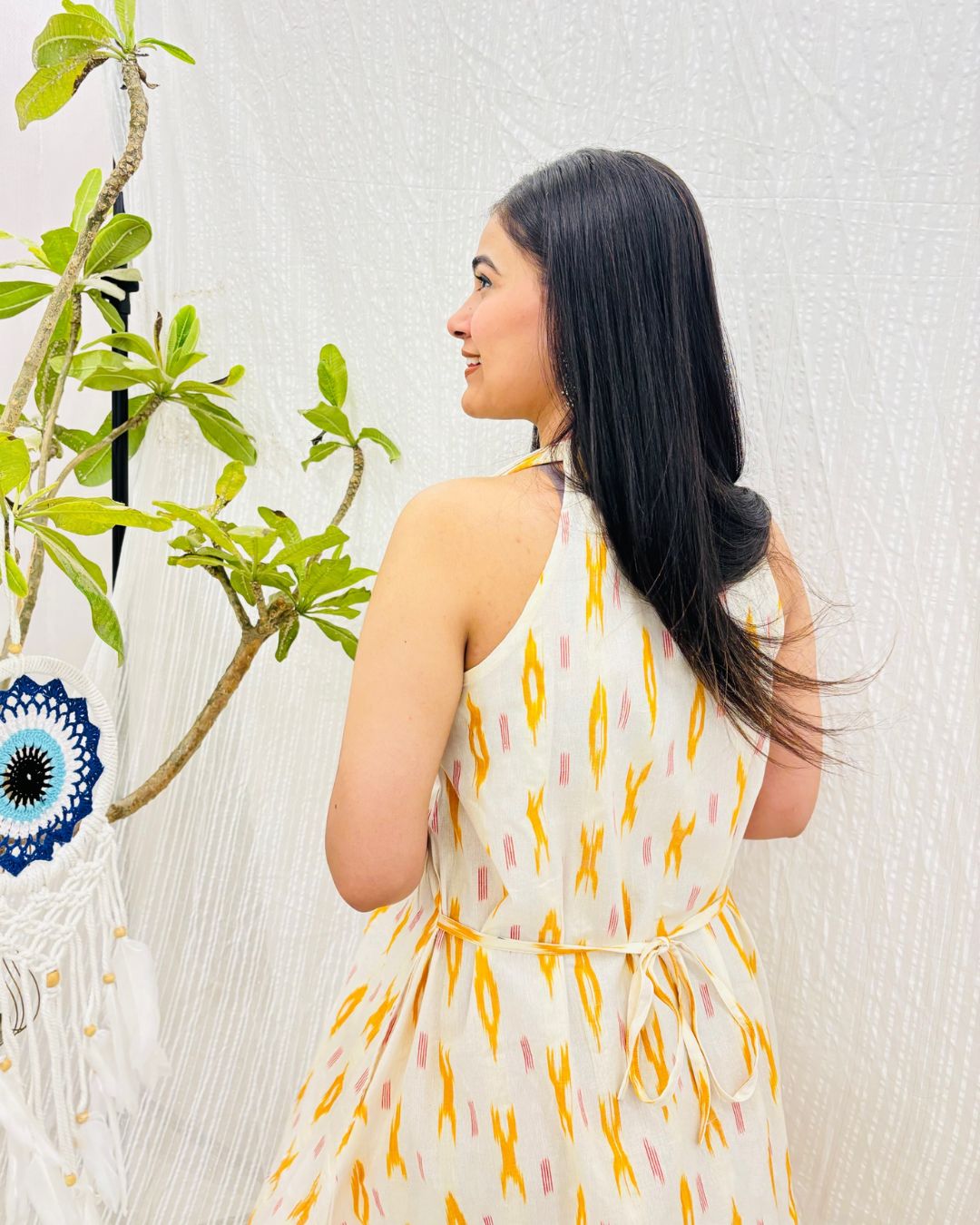 Sunshine Ikat Aline Dress Bo