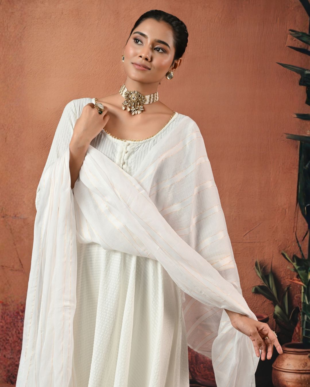 The Good One Anarkali Set Bo