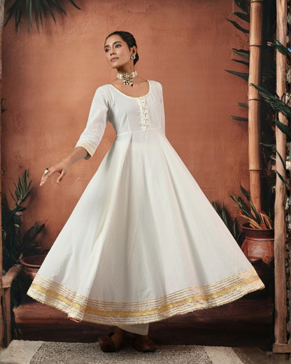 The Good One Anarkali Set Bo