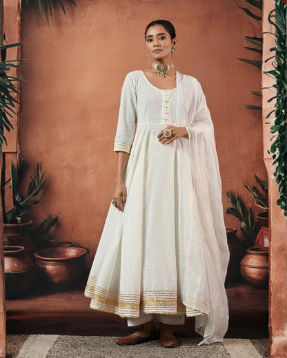 The Good One Anarkali Set Bo