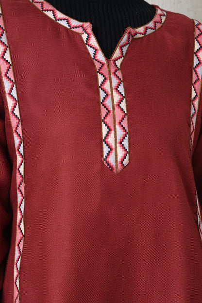 Gul Lace Detail Kurta