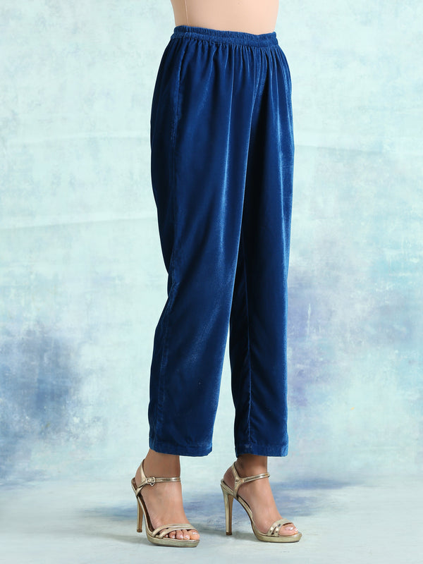 Blue Velvet Pant