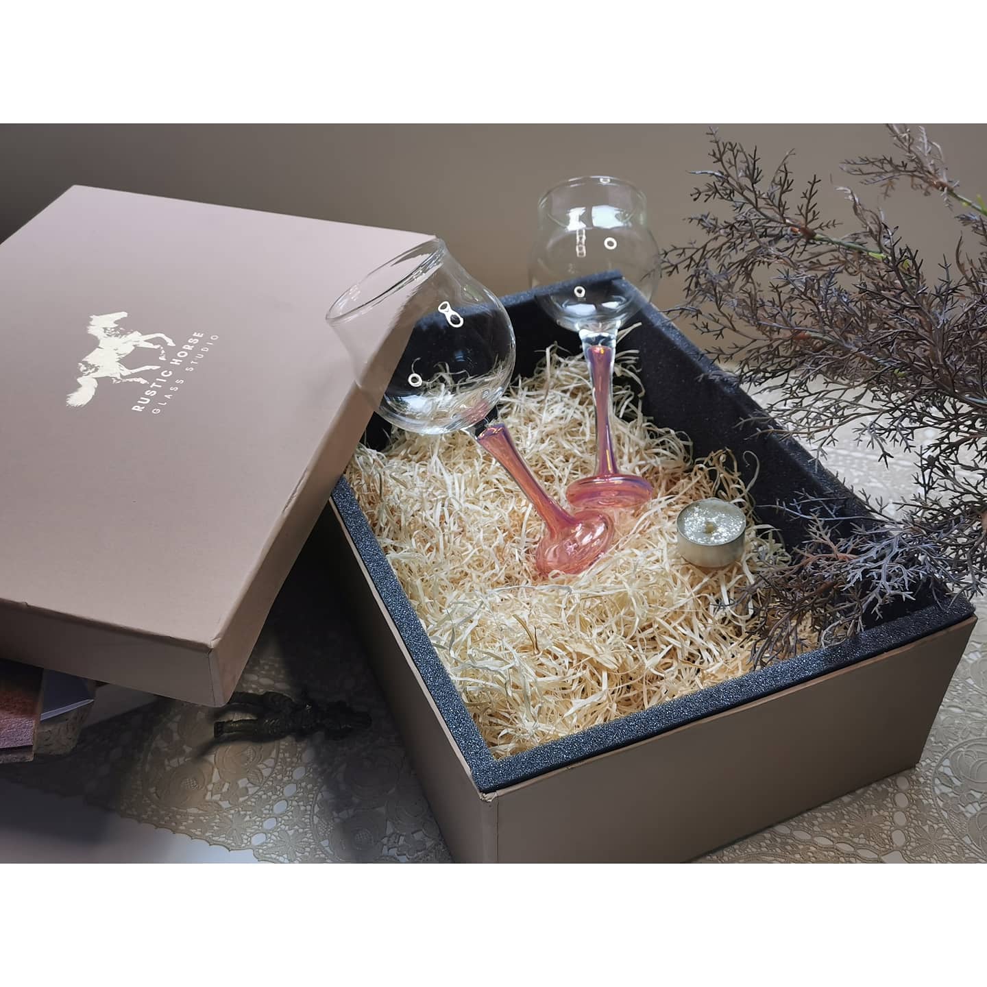 Roza Wine Glass 2pc Gift pack