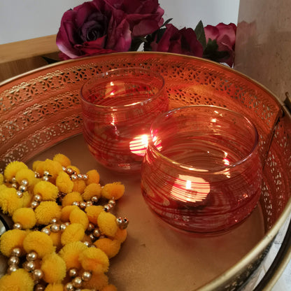 Handblown Glass VETRA Votive Tea Light