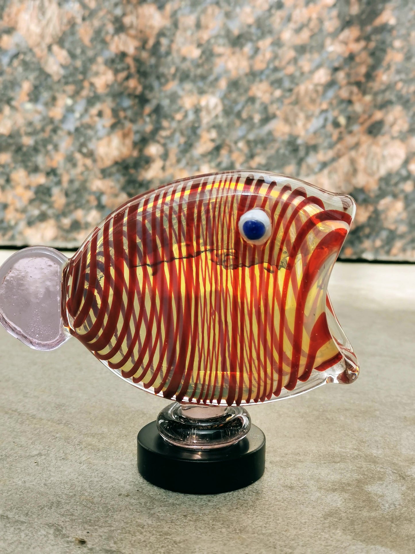 Fish Table Decor Glass- RE