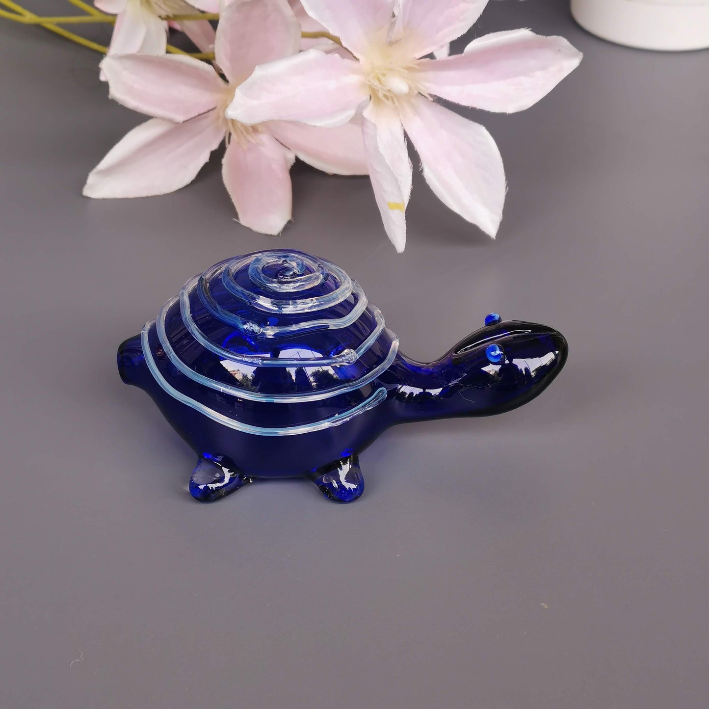 Glass Turtles- Brilliant Blue
