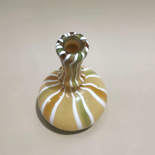 Murano Glass Style Vase- Earthy Hues