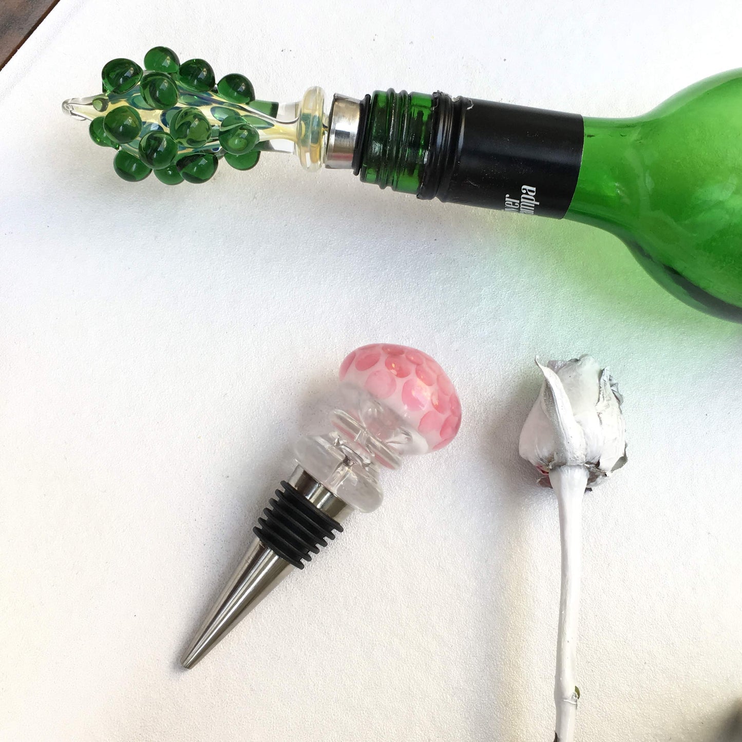 En Rose Wine Stopper