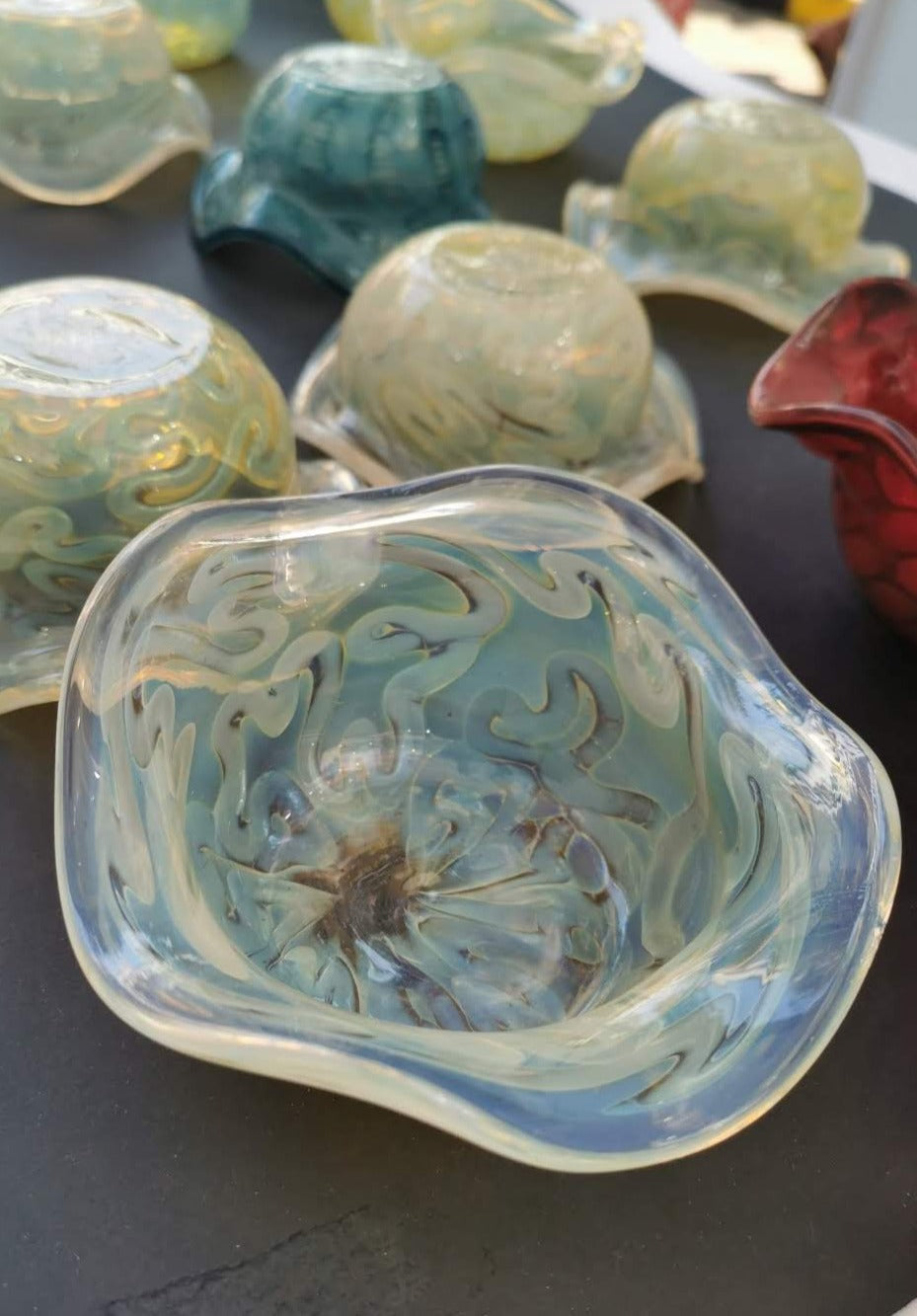 Misty Pearl Art Bowls