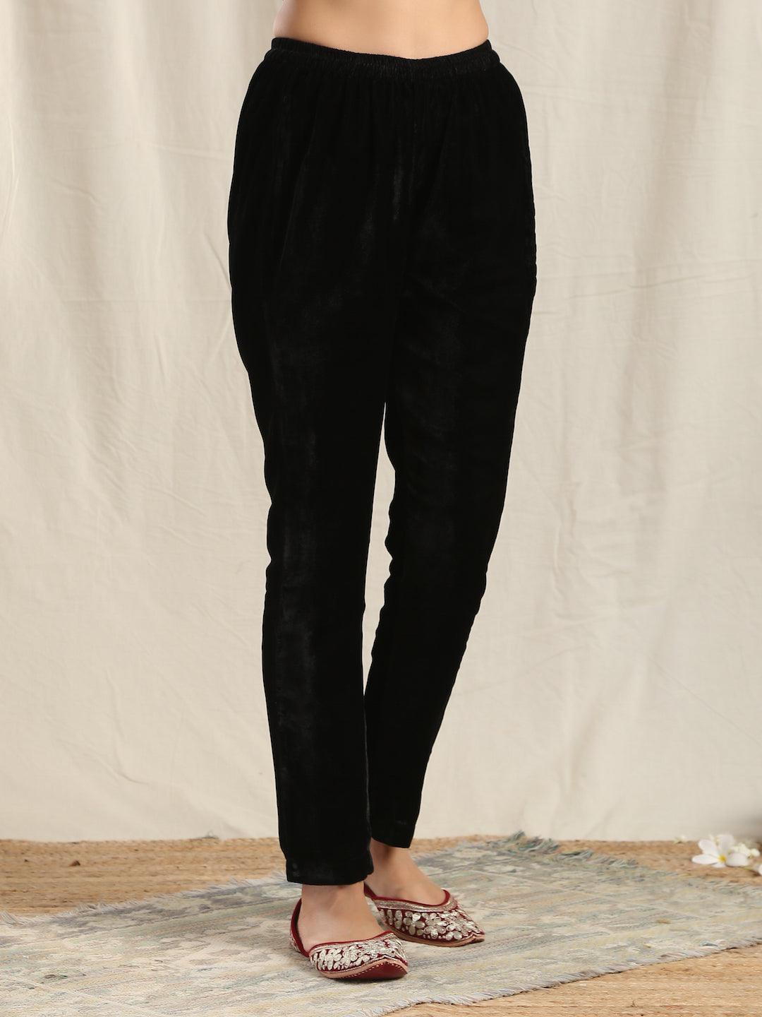 Black Velvet Pant - trueBrowns