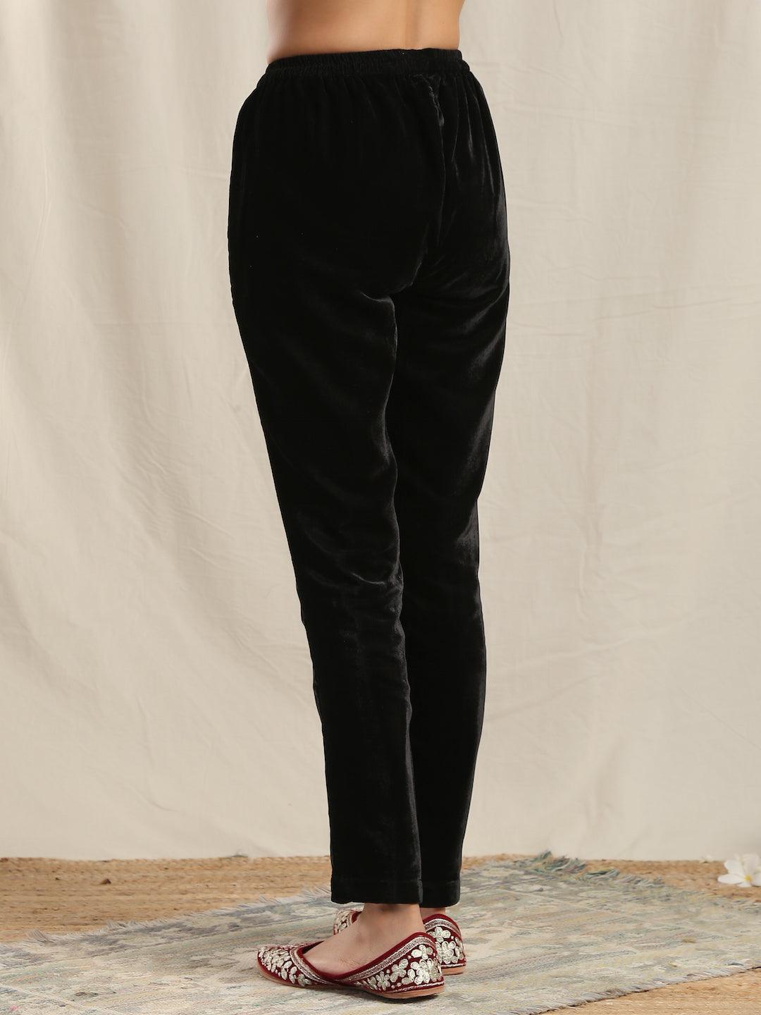 Black Velvet Pant - trueBrowns