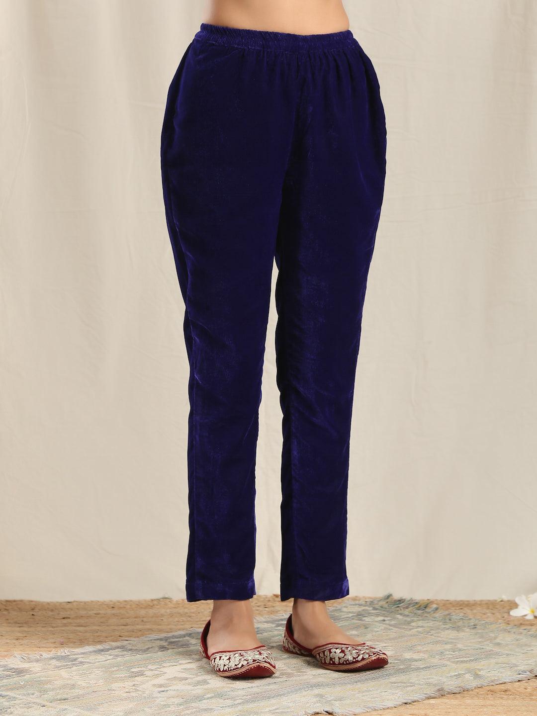 Blue Velvet Pant - trueBrowns