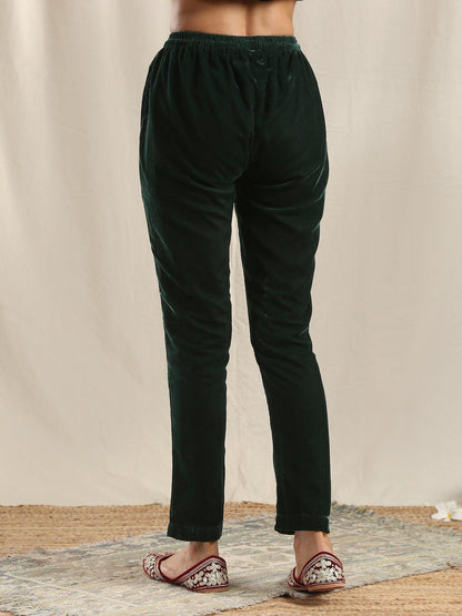 Green Velvet Pant - trueBrowns