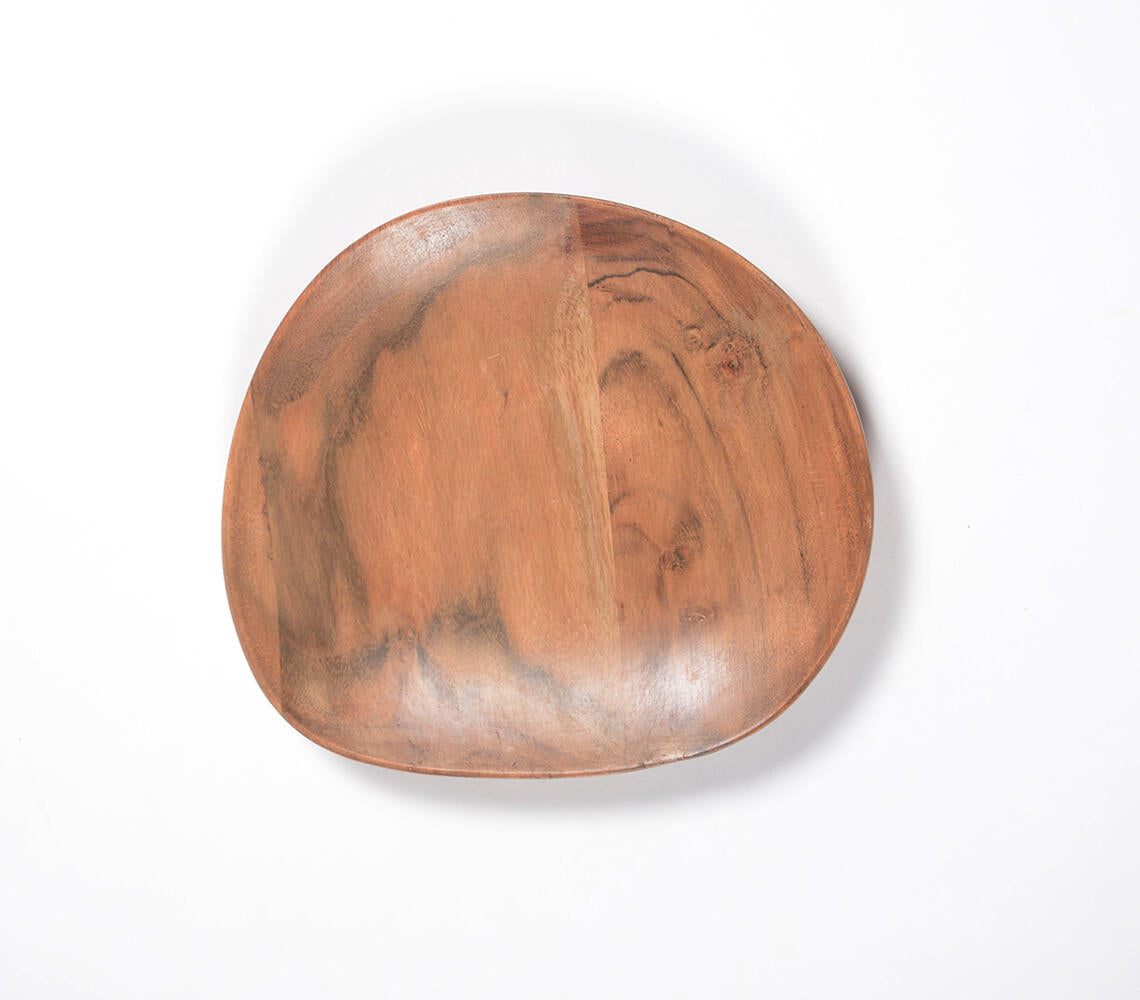 Handcrafted Natural Wooden Serving plate