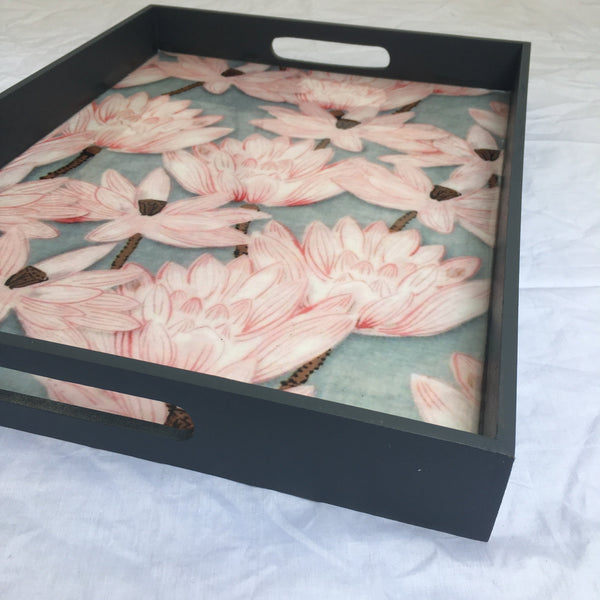 Floral Classic Gift Tray/ Serving Tray/ Valley of Flower Tray Home decor Tray - Factoh