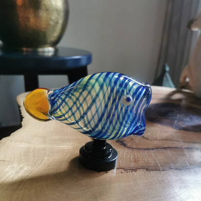 Fish Table Decor Glass- TE-2